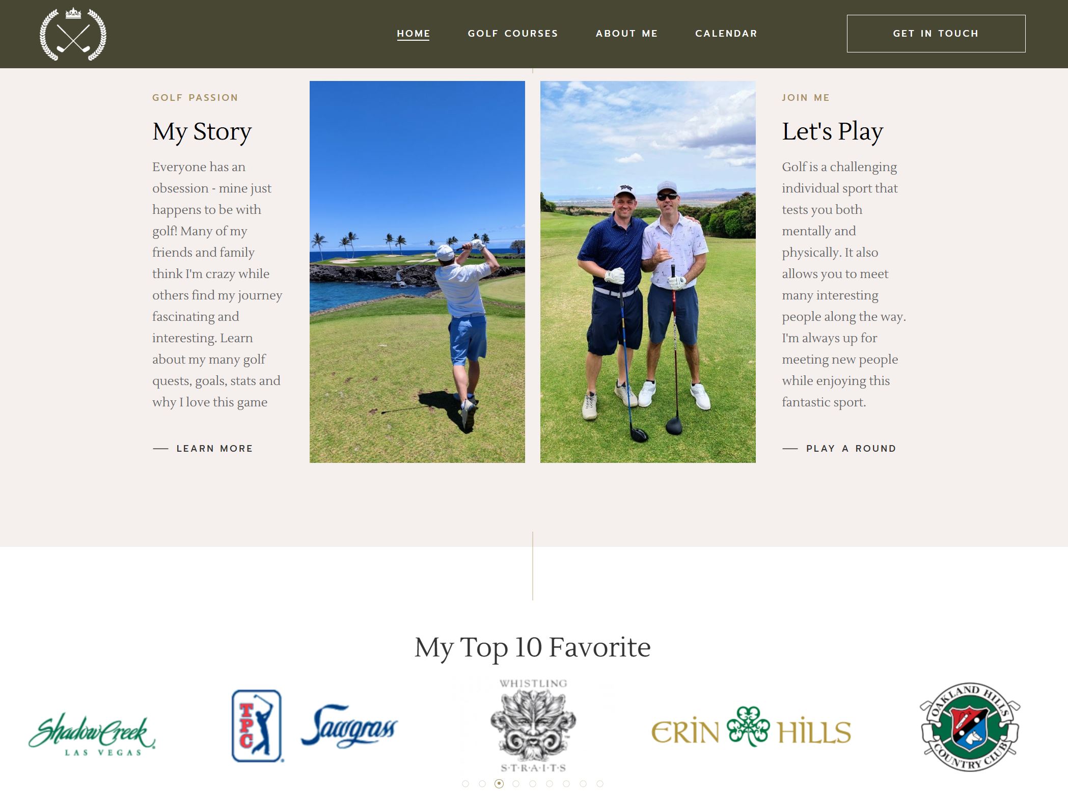 Learn more about my golf journey at golfcourseaddict.com